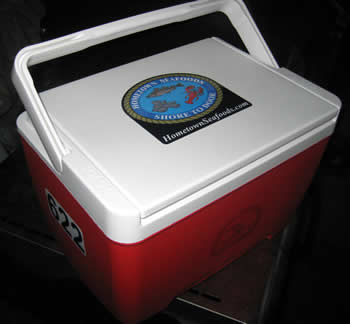 Hometown Seafoods Cooler